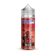 Kingston Red A 100ml Shortfill – berry & menthol blend, 0mg nicotine, ideal for sub-ohm vaping & cloud chasing.
